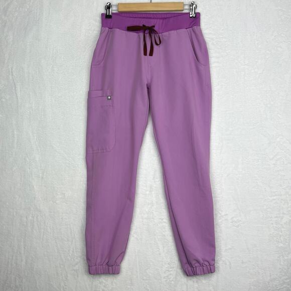 Figs Scrub Set Dusk Kade Skinny Joggers XSP Casma Slim Top XS Limited Edition - Picture 5 of 16